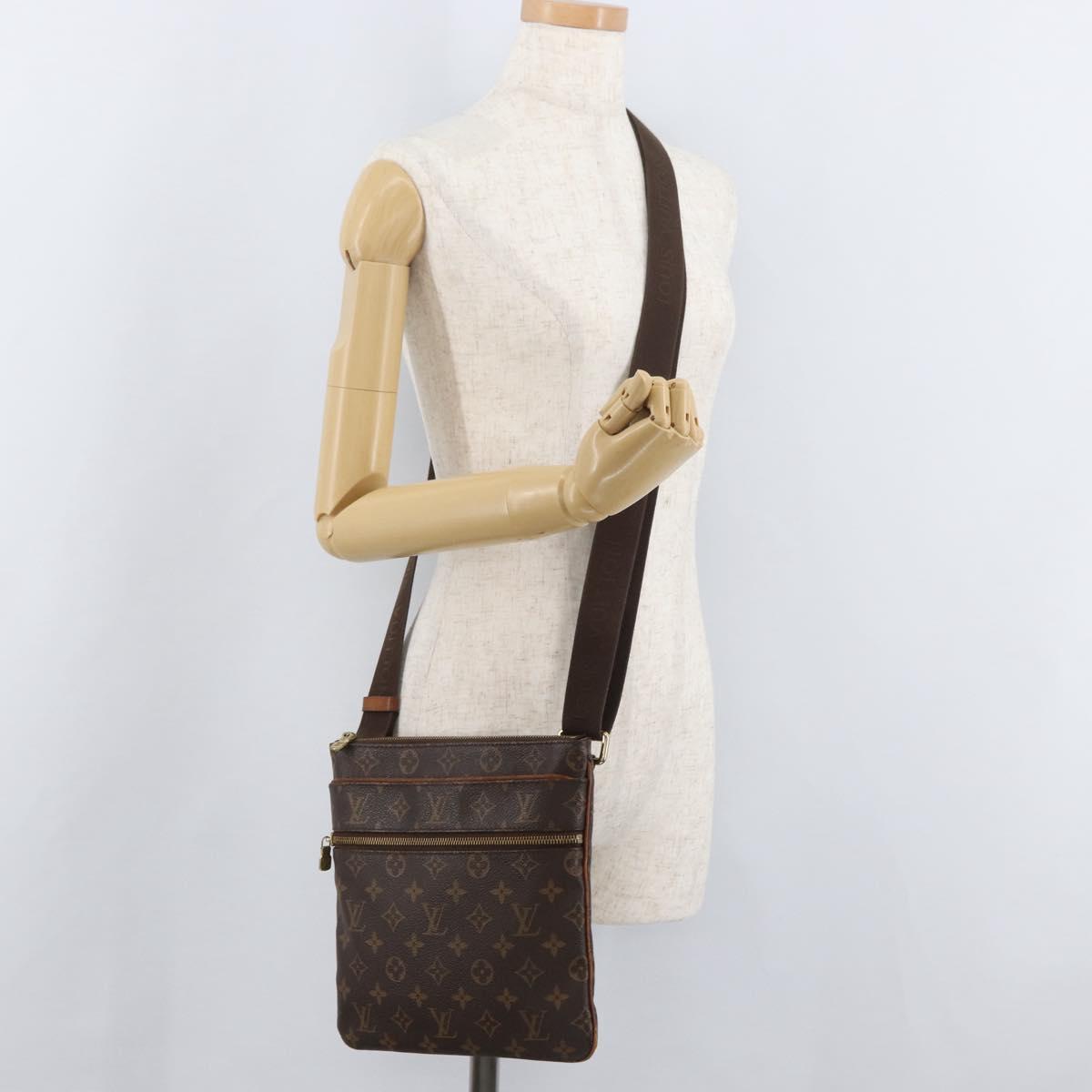 LOUIS VUITTON Monogram Pochette Valmy Shoulder Bag M40524 LV Auth BA13115
