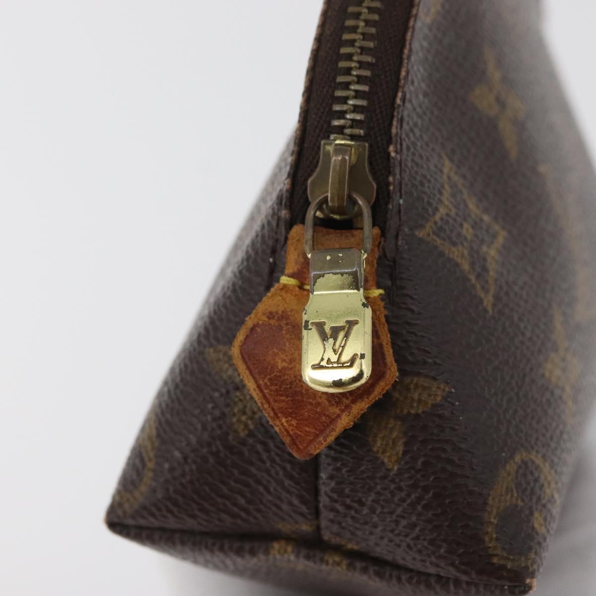 LOUIS VUITTON Monogram Pochette Cosmetic PM Pouch M43998 LV Auth BA13135