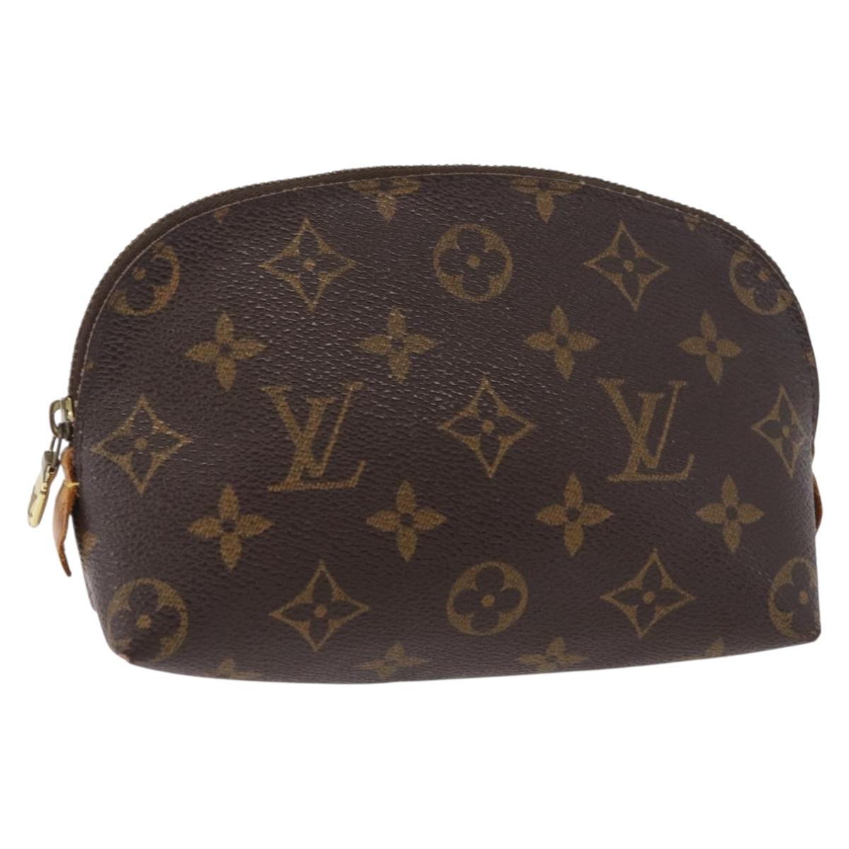 LOUIS VUITTON Monogram Pochette Cosmetic PM Pouch M43998 LV Auth BA13135