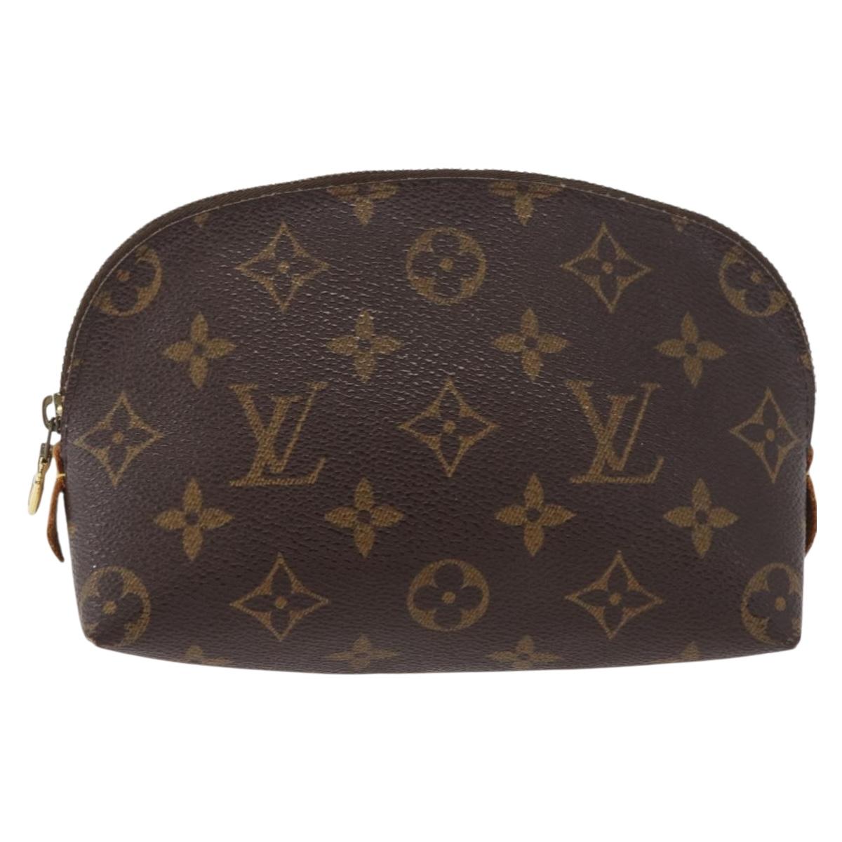 LOUIS VUITTON Monogram Pochette Cosmetic PM Pouch M43998 LV Auth BA13135