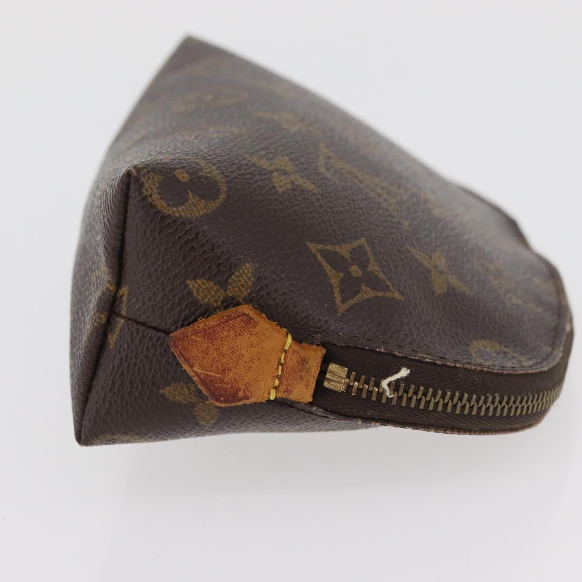 LOUIS VUITTON Monogram Pochette Cosmetic PM Pouch M43998 LV Auth BA13135