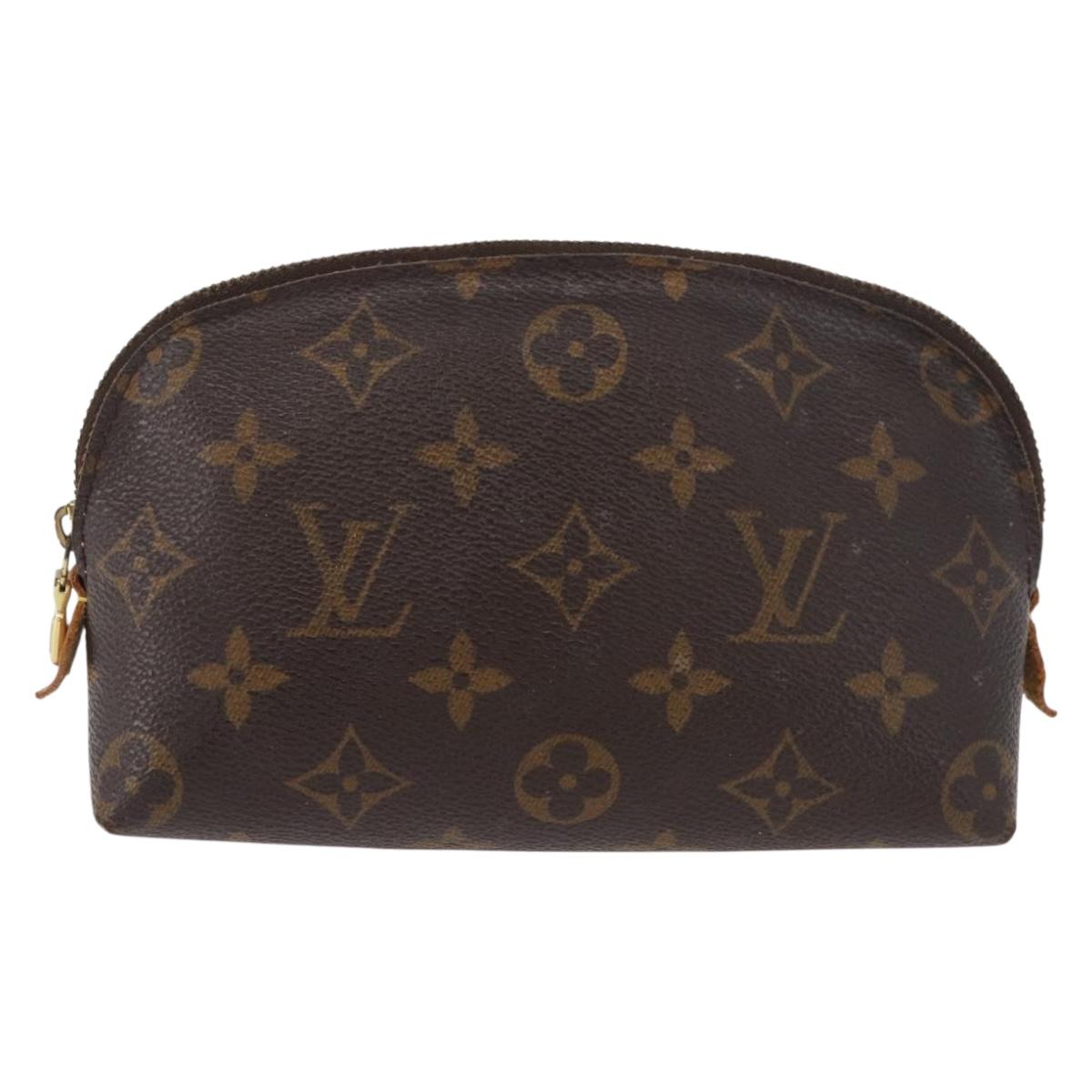 LOUIS VUITTON Monogram Pochette Cosmetic PM Pouch M43998 LV Auth BA13136