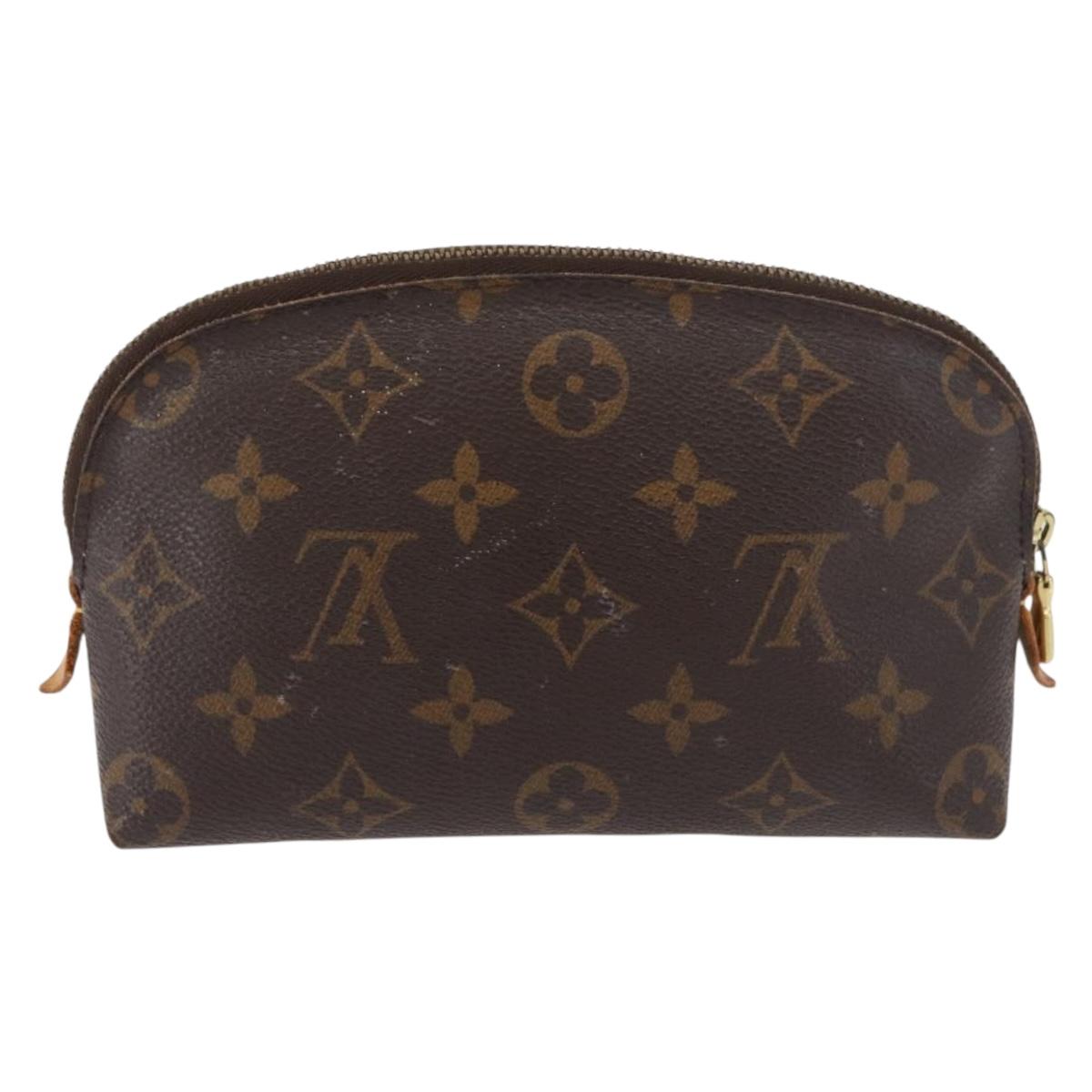 LOUIS VUITTON Monogram Pochette Cosmetic PM Pouch M43998 LV Auth BA13136