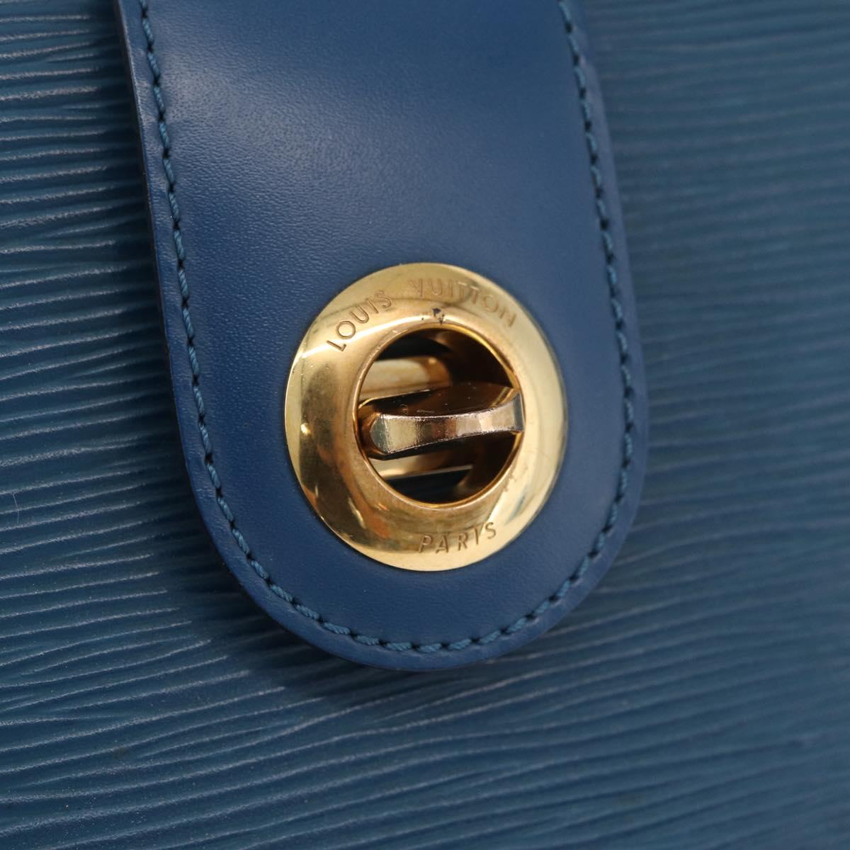 LOUIS VUITTON Epi Capuchin Shoulder Bag Blue M52345 LV Auth BA13140