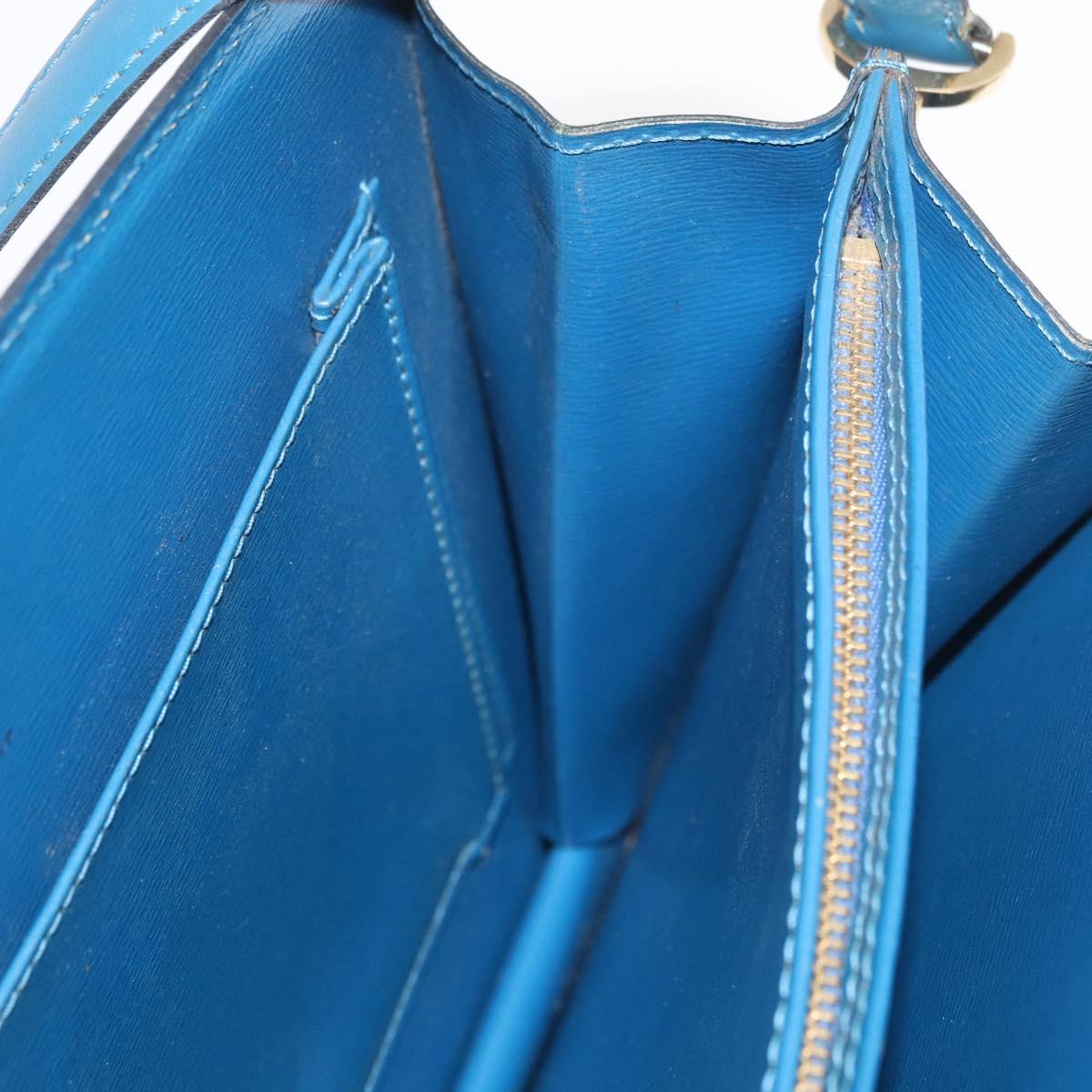 LOUIS VUITTON Epi Capuchin Shoulder Bag Blue M52345 LV Auth BA13140