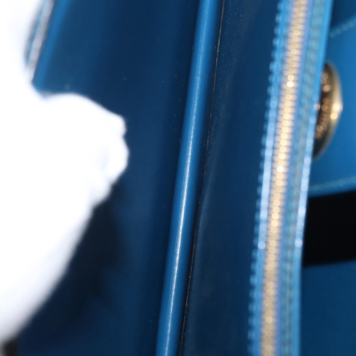 LOUIS VUITTON Epi Capuchin Shoulder Bag Blue M52345 LV Auth BA13140