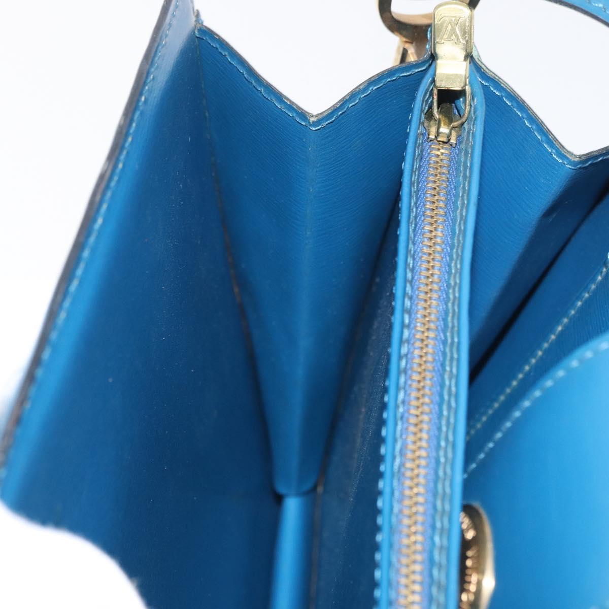 LOUIS VUITTON Epi Capuchin Shoulder Bag Blue M52345 LV Auth BA13140