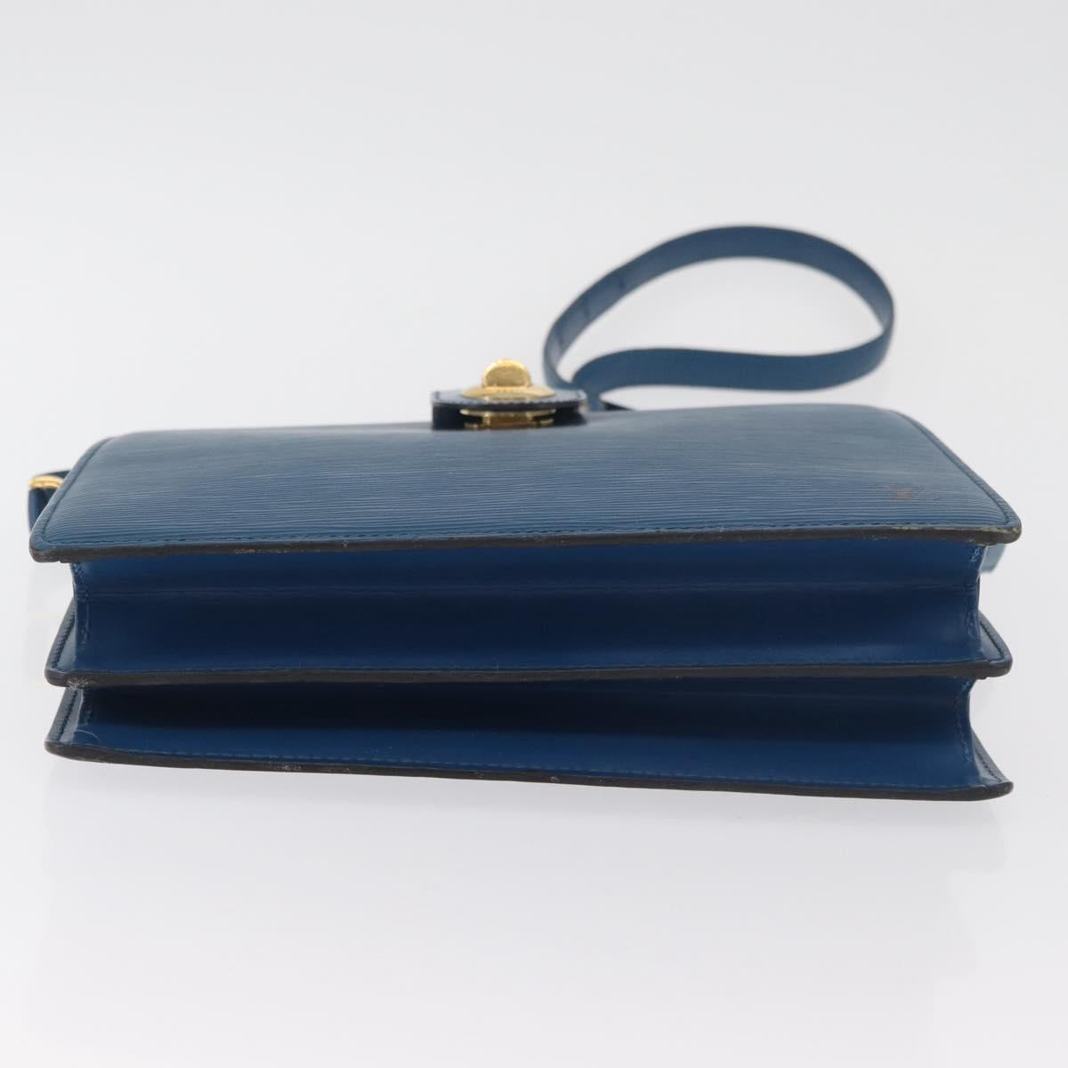 LOUIS VUITTON Epi Capuchin Shoulder Bag Blue M52345 LV Auth BA13140