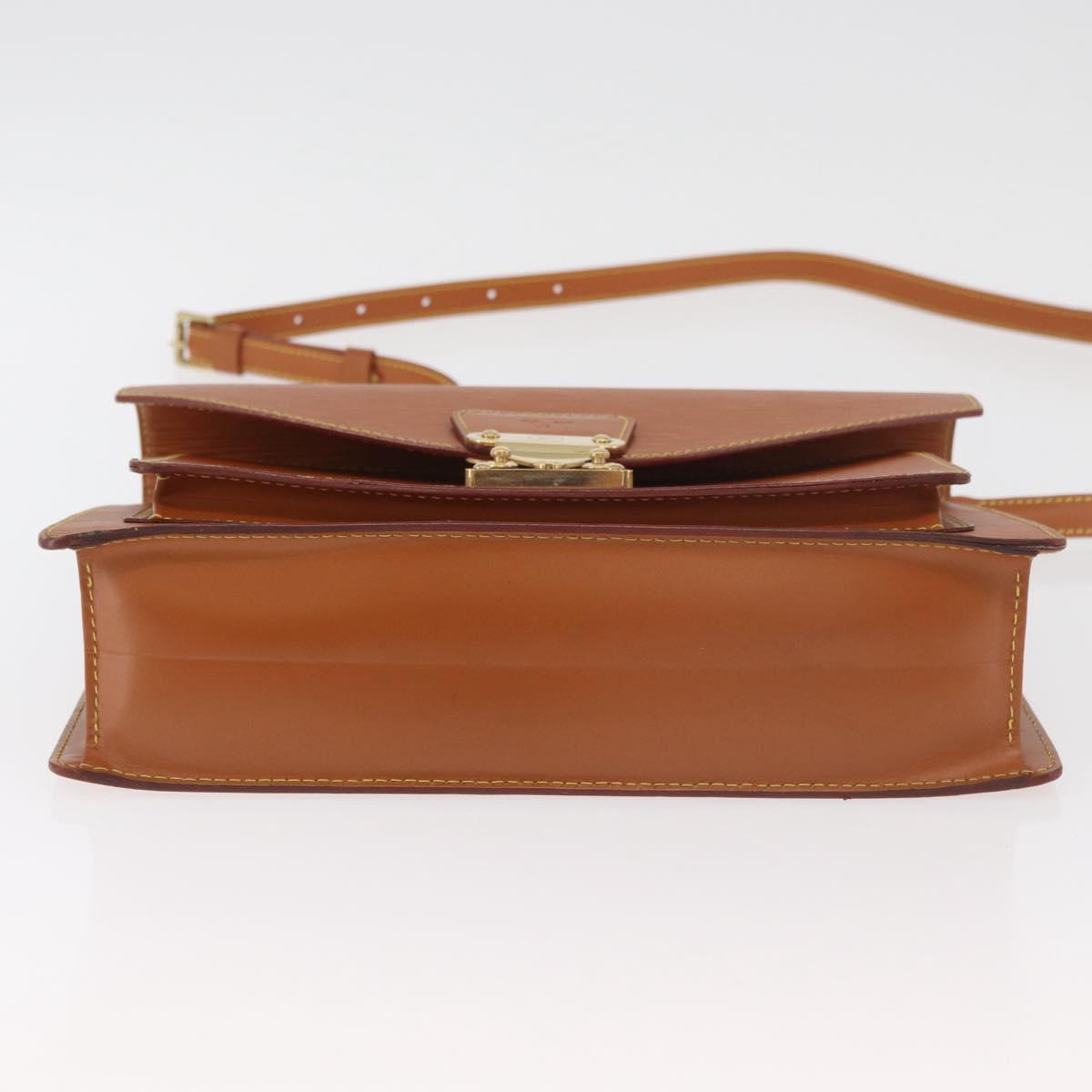 LOUIS VUITTON Epi Monceau 28 Hand Bag Zipangu Gold LV Auth BA13141