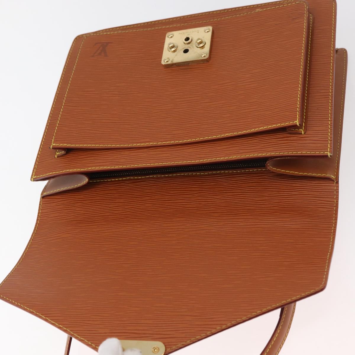 LOUIS VUITTON Epi Monceau 28 Hand Bag Zipangu Gold LV Auth BA13141