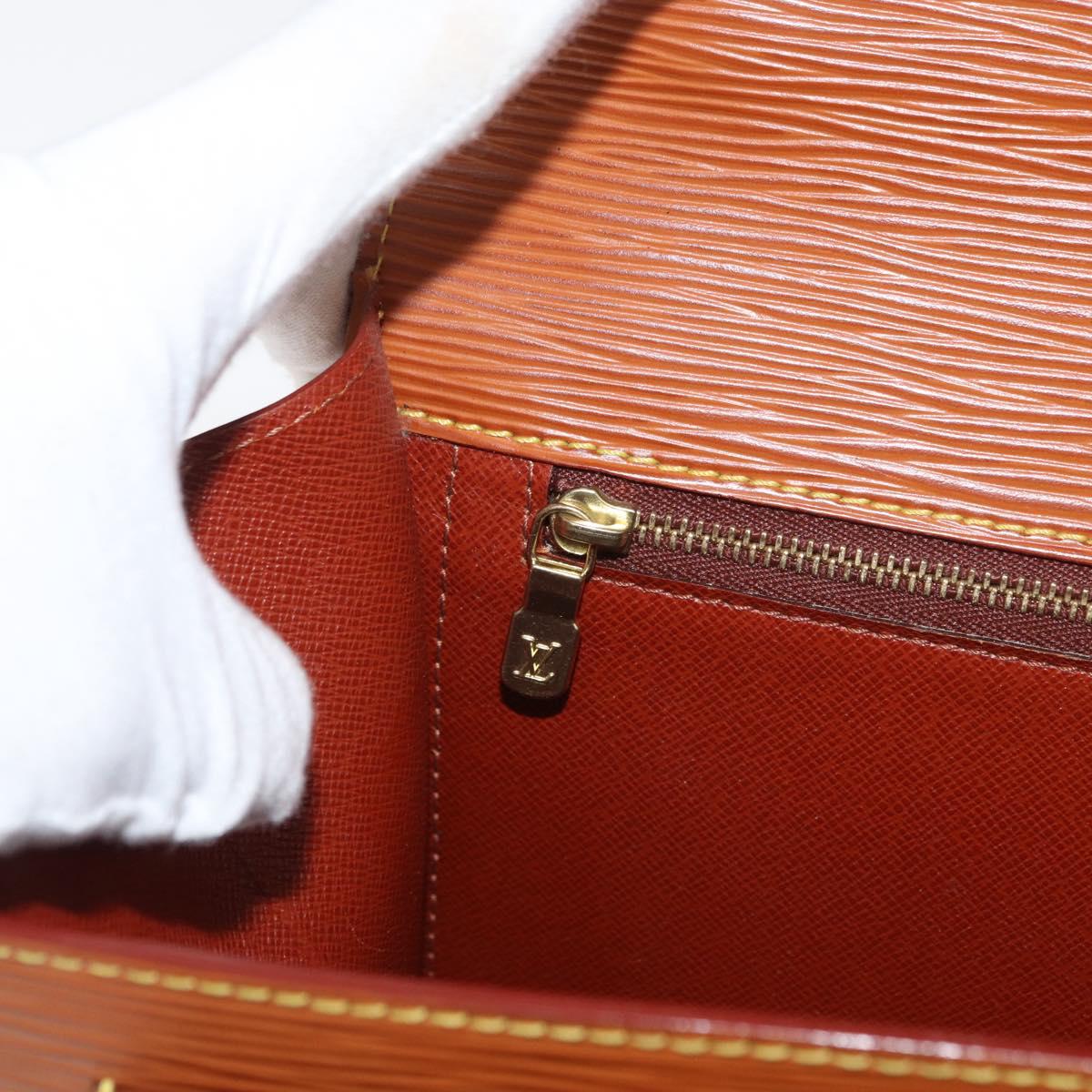 LOUIS VUITTON Epi Monceau 28 Hand Bag Zipangu Gold LV Auth BA13141