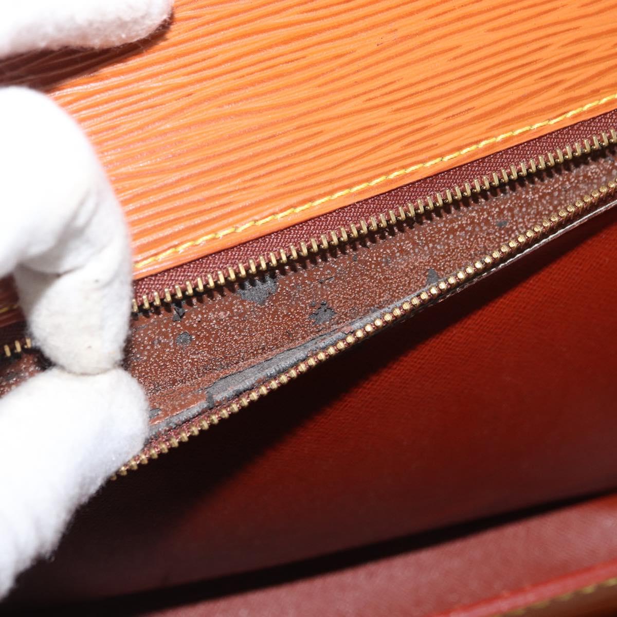LOUIS VUITTON Epi Monceau 28 Hand Bag Zipangu Gold LV Auth BA13141