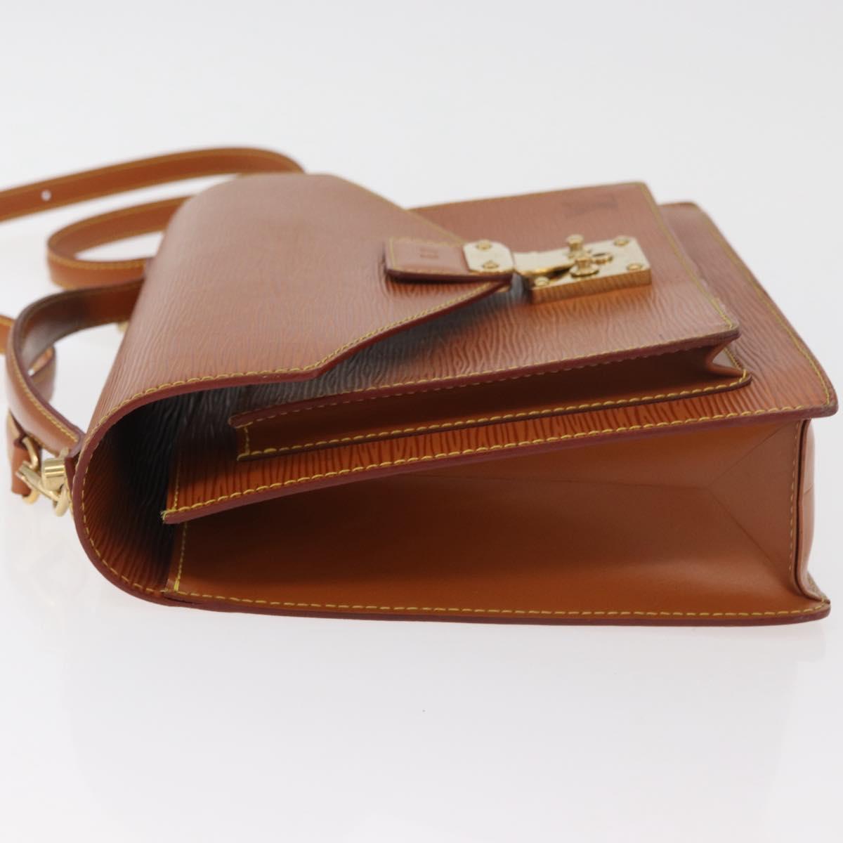 LOUIS VUITTON Epi Monceau 28 Hand Bag Zipangu Gold LV Auth BA13141