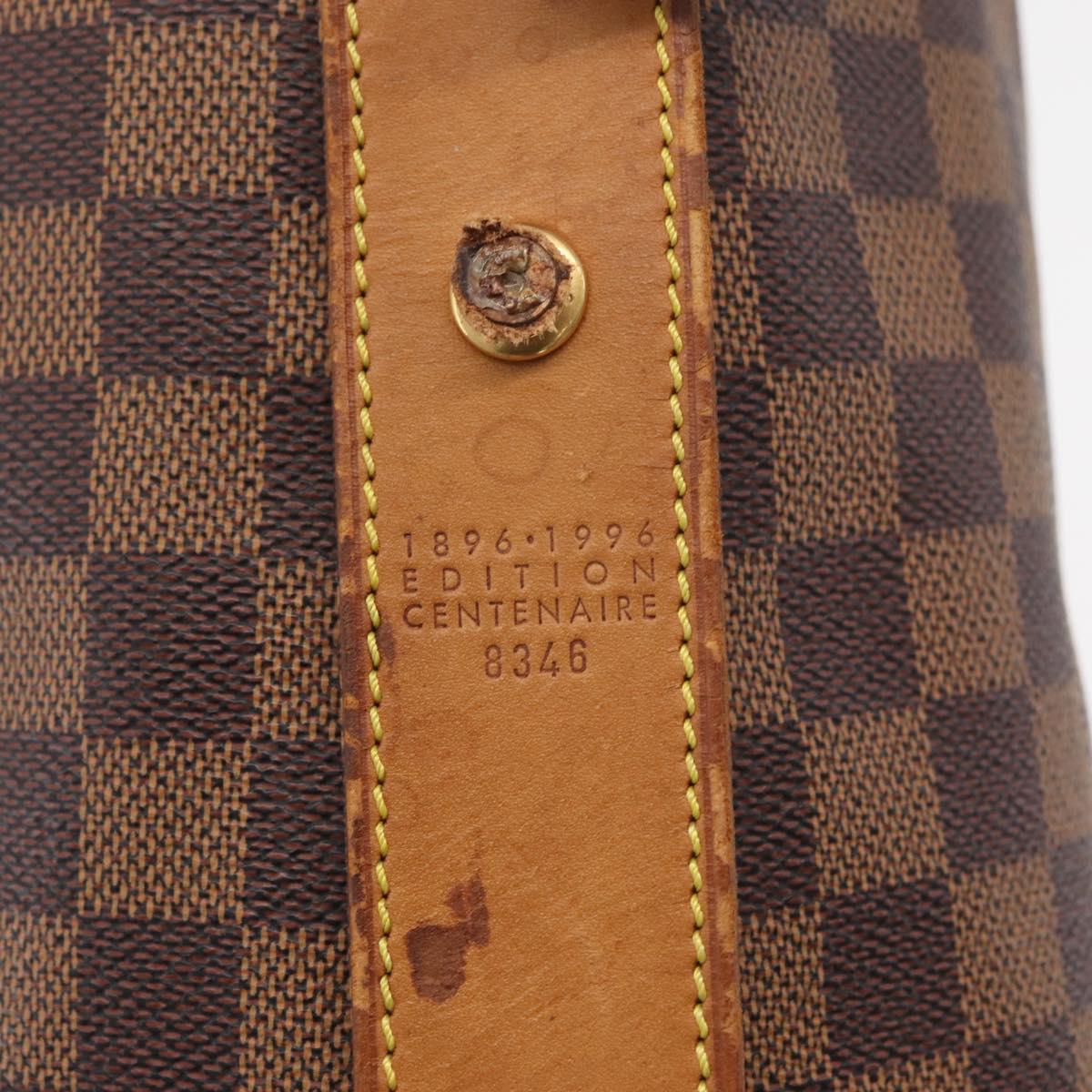 LOUIS VUITTON Damier Ebene Colombine Bag 100th anniversary N99037 Auth BA13158