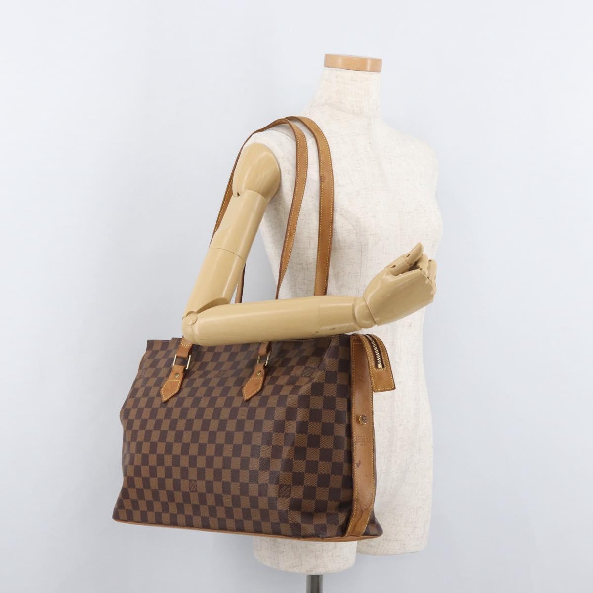 LOUIS VUITTON Damier Ebene Colombine Bag 100th anniversary N99037 Auth BA13158