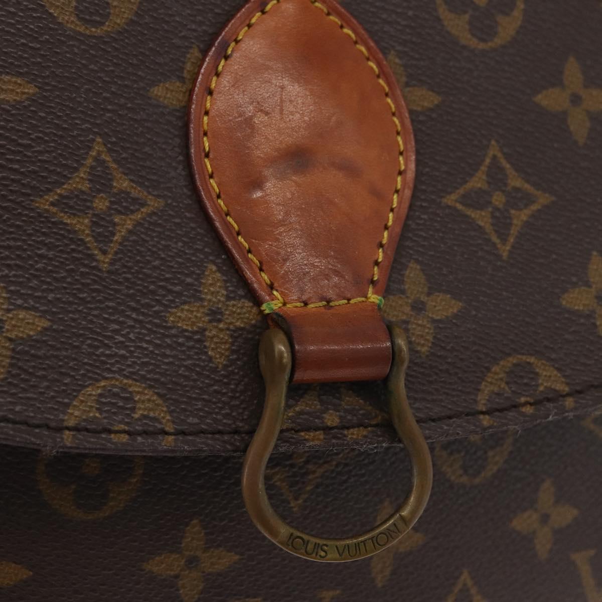 LOUIS VUITTON Monogram Saint Cloud GM Shoulder Bag M51242 LV Auth BA13160