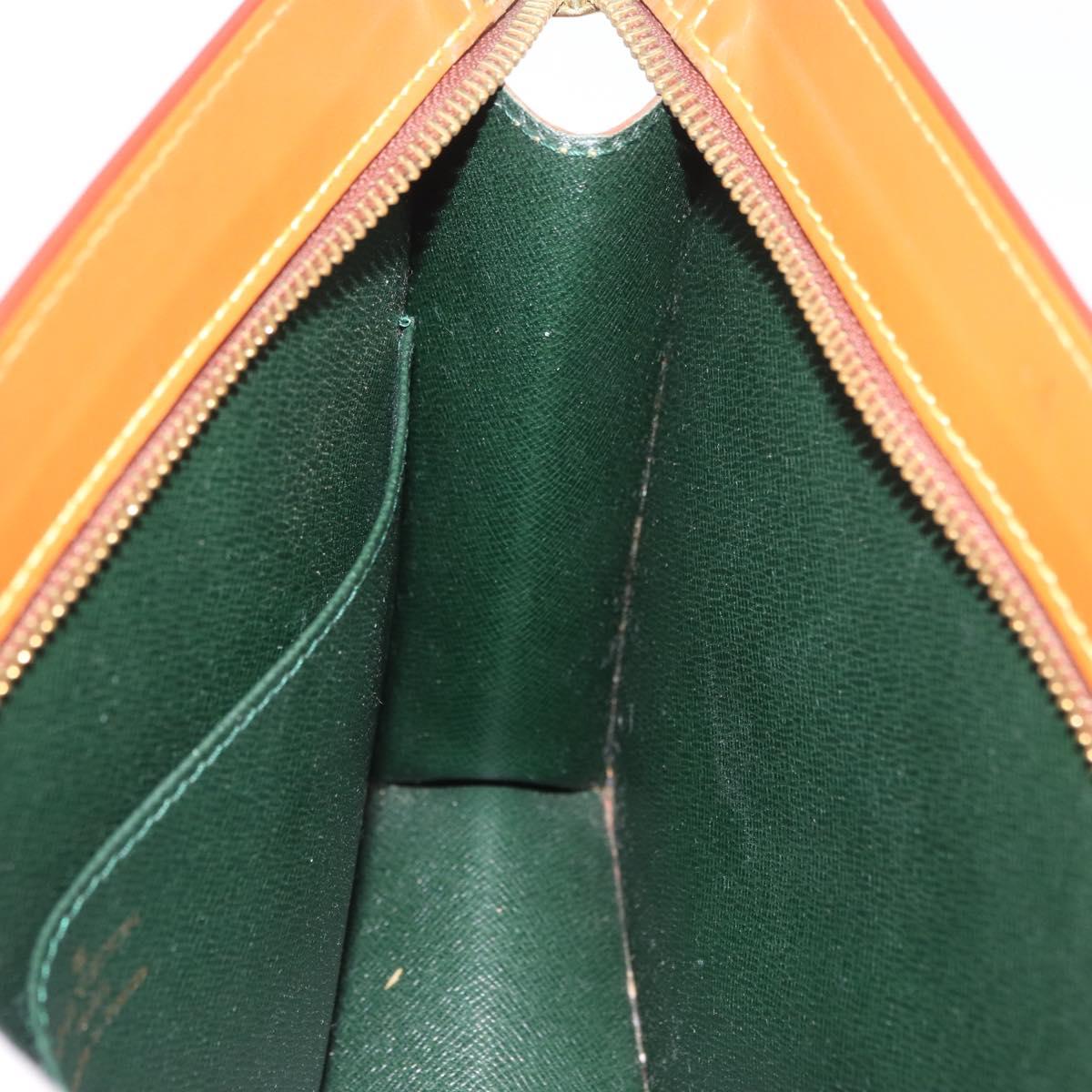 LOUIS VUITTON Epi Pochette Homme Clutch Bag Brown Zipangu M52528 Auth BA13179