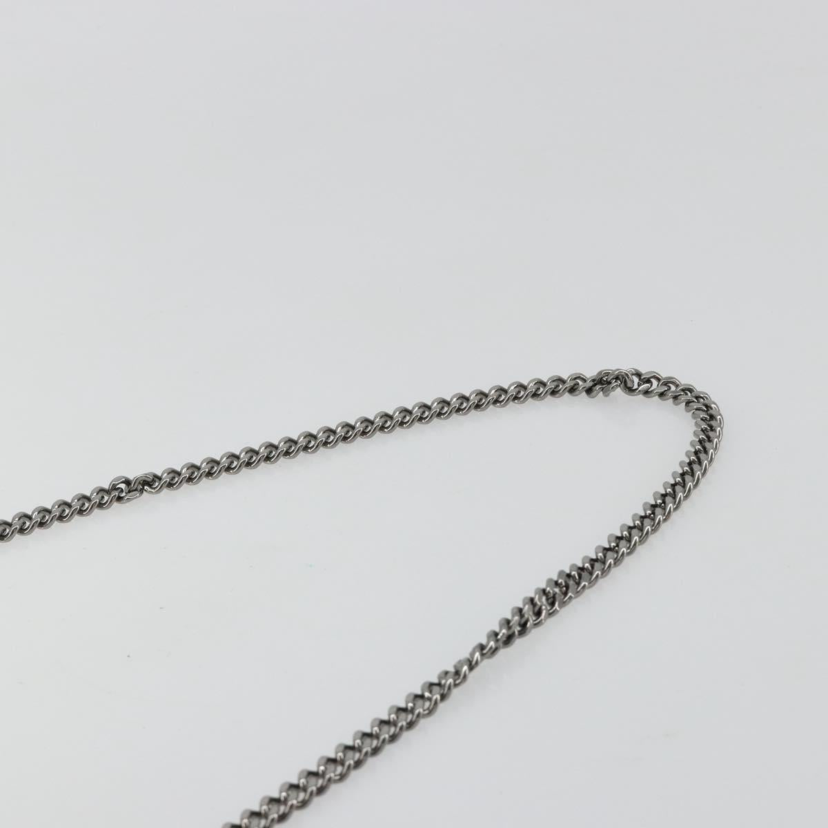Stella MacCartney Chain Falabella Bag polyester Gray Silver Auth BA13184