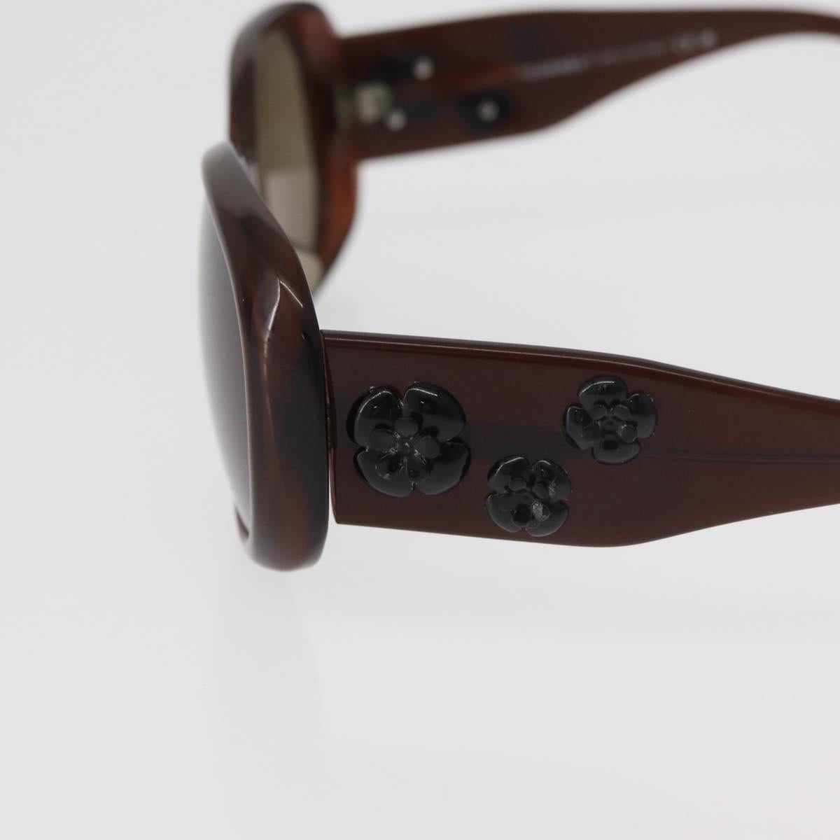 CHANEL Sunglasses plastic Brown CC Auth BA13212