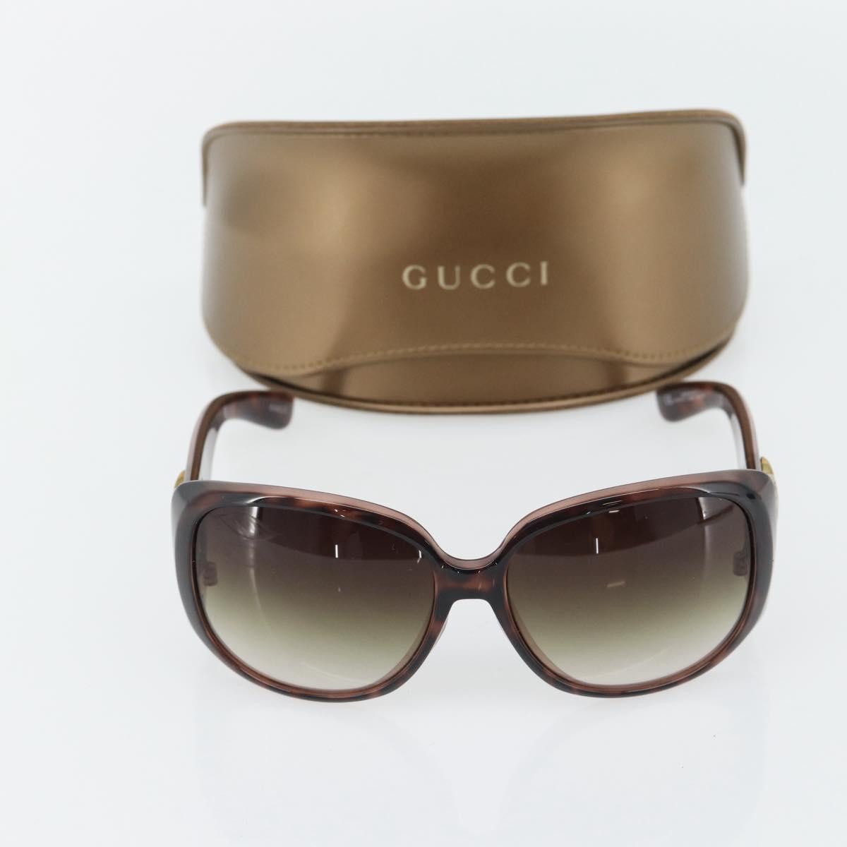 GUCCI Sunglasses plastic Brown Auth BA13215