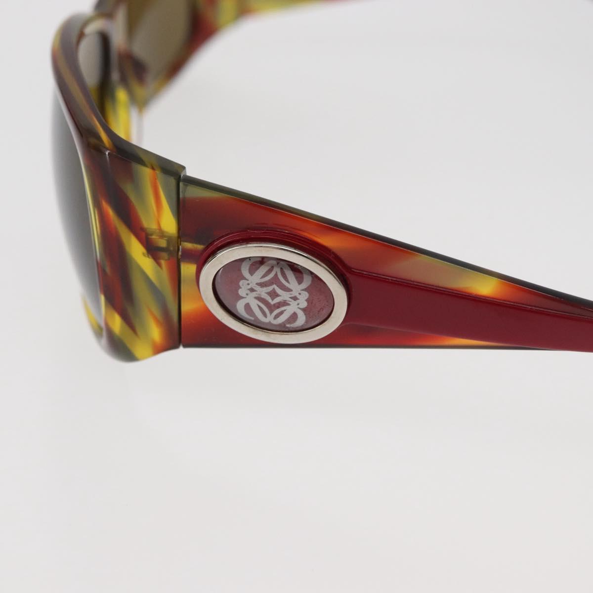 LOEWE Tortoise Sunglasses plastic Red Auth BA13225