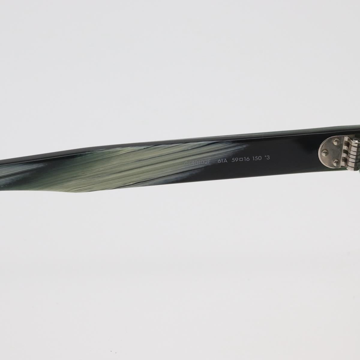 CELINE Sunglasses plastic Green Auth BA13226A