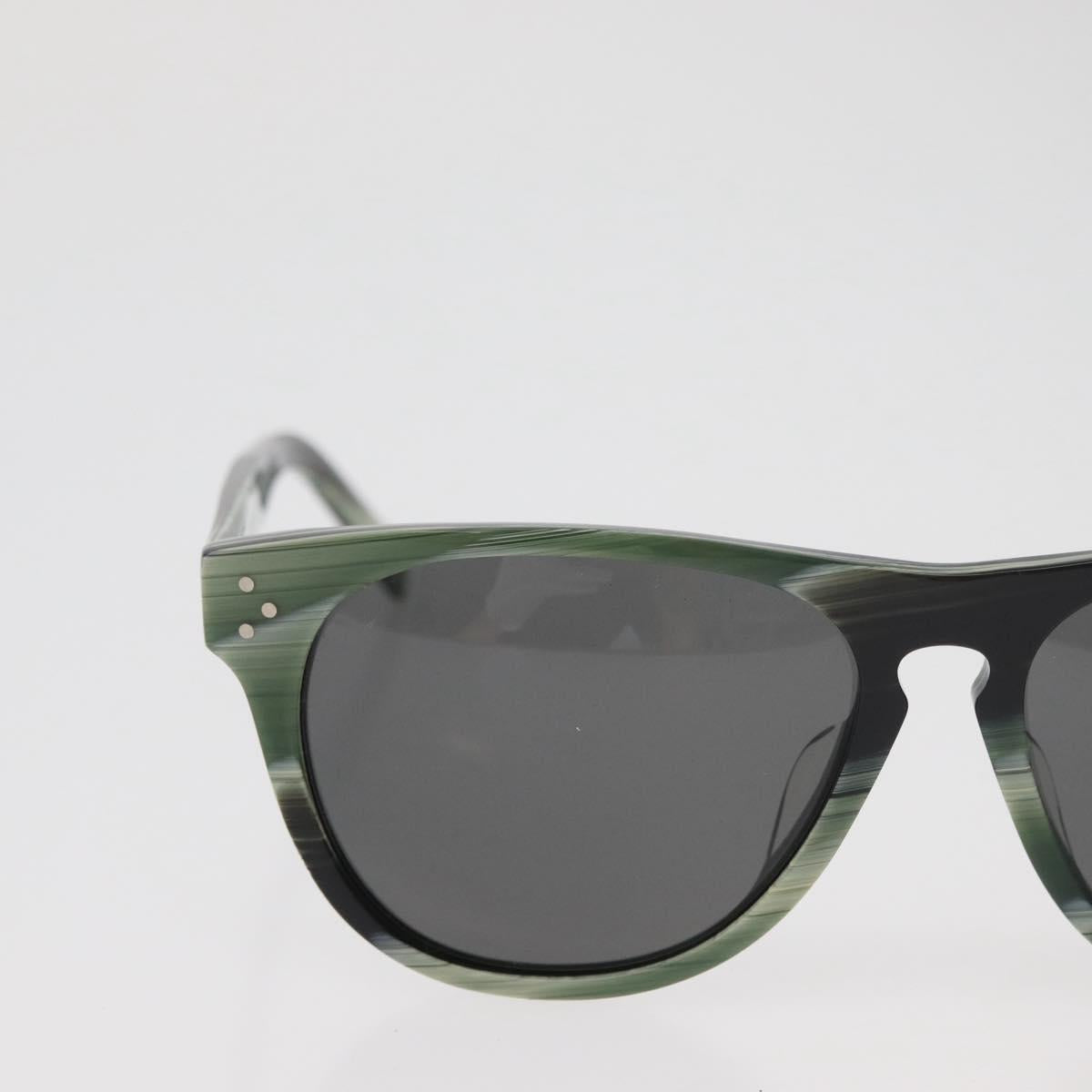 CELINE Sunglasses plastic Green Auth BA13226A