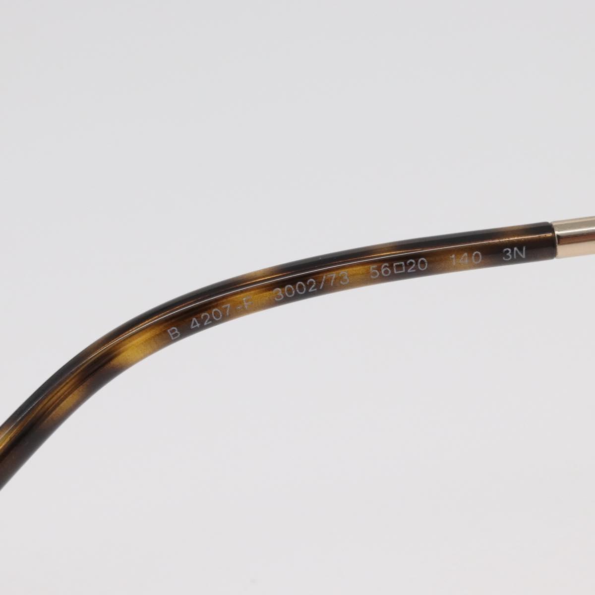 BURBERRY Tortoise Sunglasses plastic Brown Auth BA13227