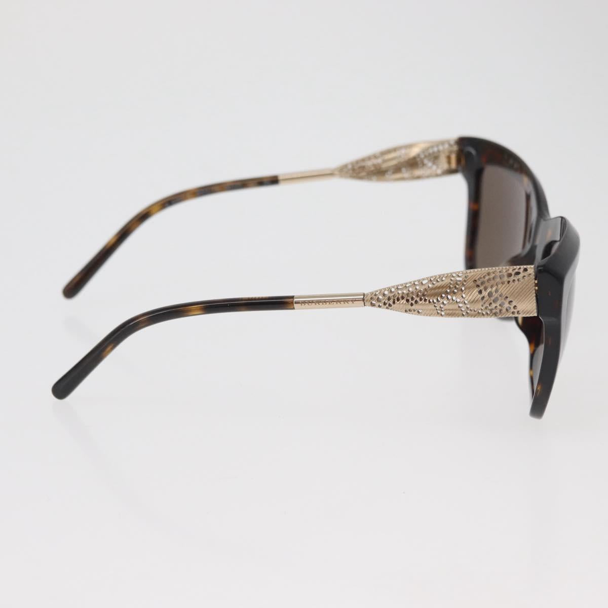BURBERRY Tortoise Sunglasses plastic Brown Auth BA13227