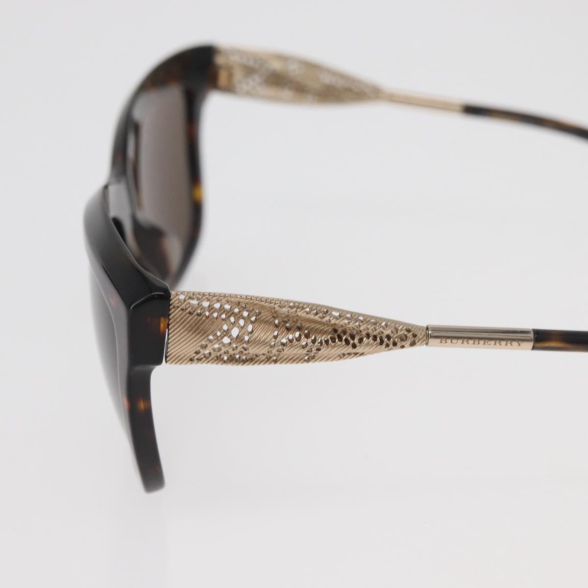 BURBERRY Tortoise Sunglasses plastic Brown Auth BA13227