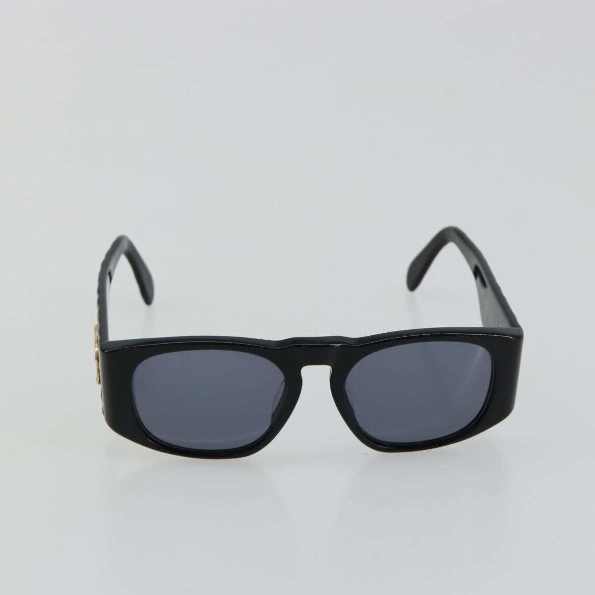 CHANEL Sunglasses plastic Black CC Auth BA13228