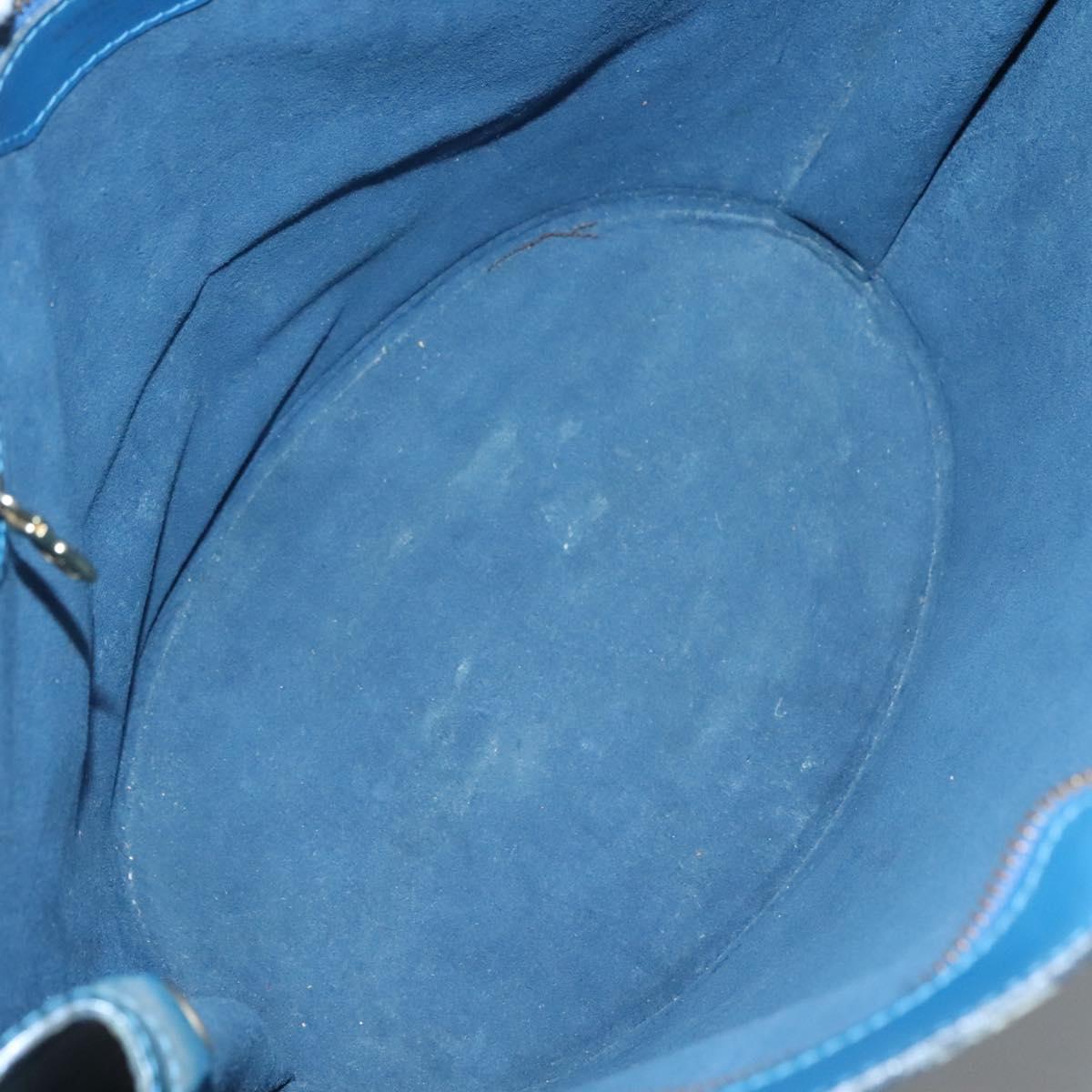 LOUIS VUITTON Epi Saint Jacques Shopping Shoulder Bag Blue M52275 LV Auth BA1323