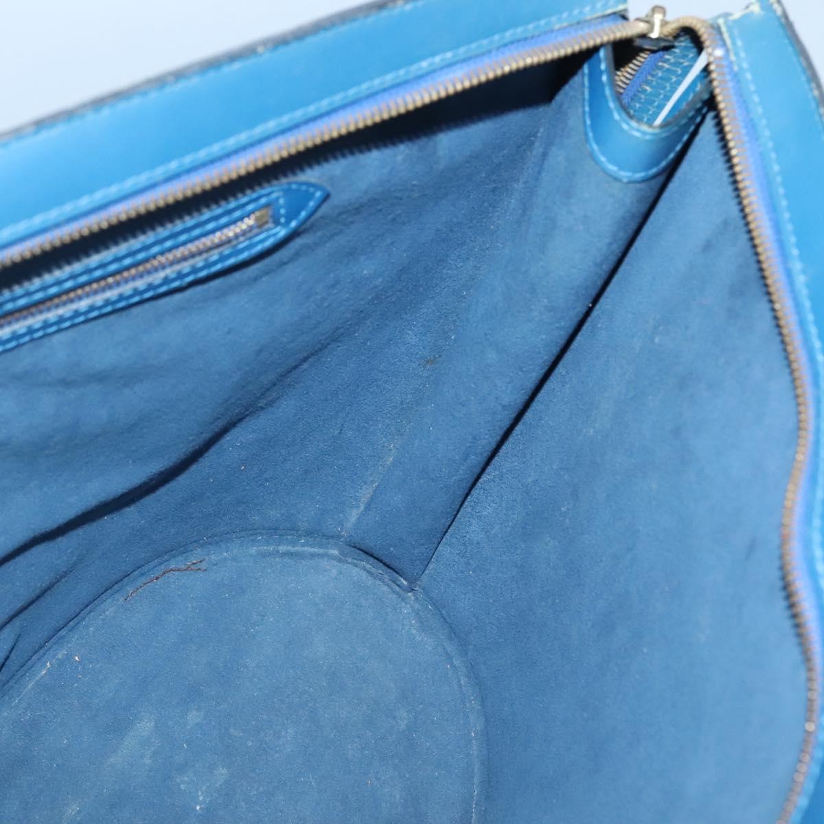 LOUIS VUITTON Epi Saint Jacques Shopping Shoulder Bag Blue M52275 LV Auth BA1323