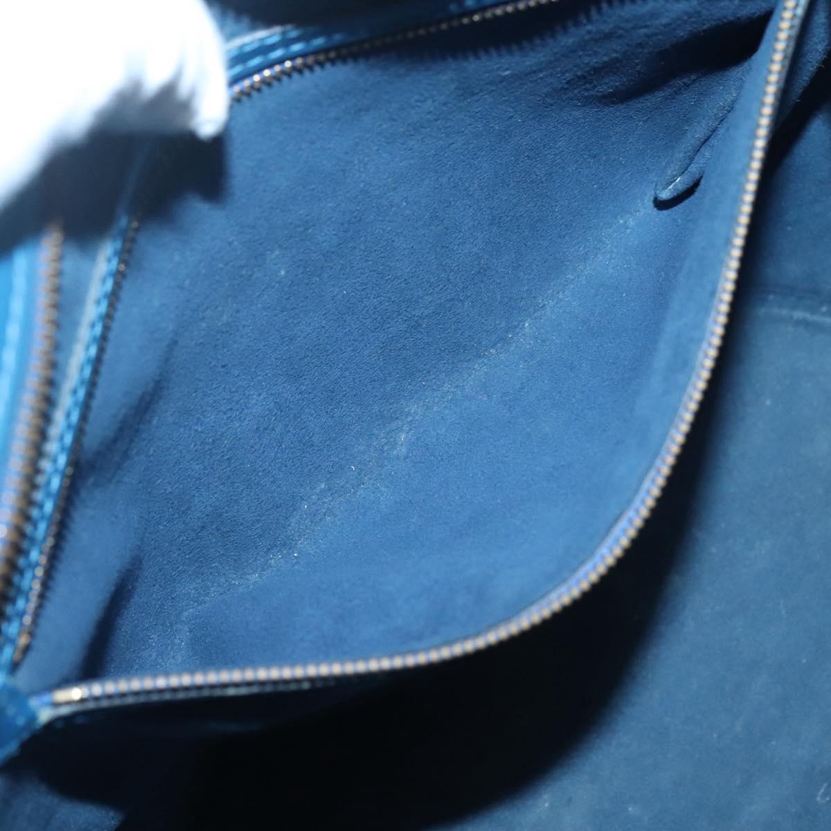 LOUIS VUITTON Epi Saint Jacques Shopping Shoulder Bag Blue M52275 LV Auth BA1323