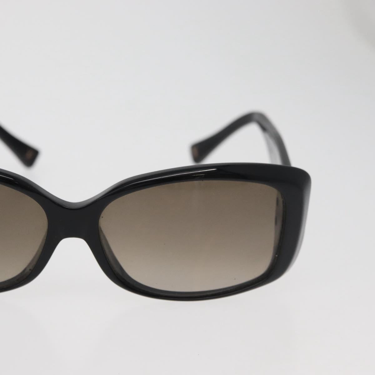 LOUIS VUITTON Spson Sunglasses plastic Black LV Auth BA13232