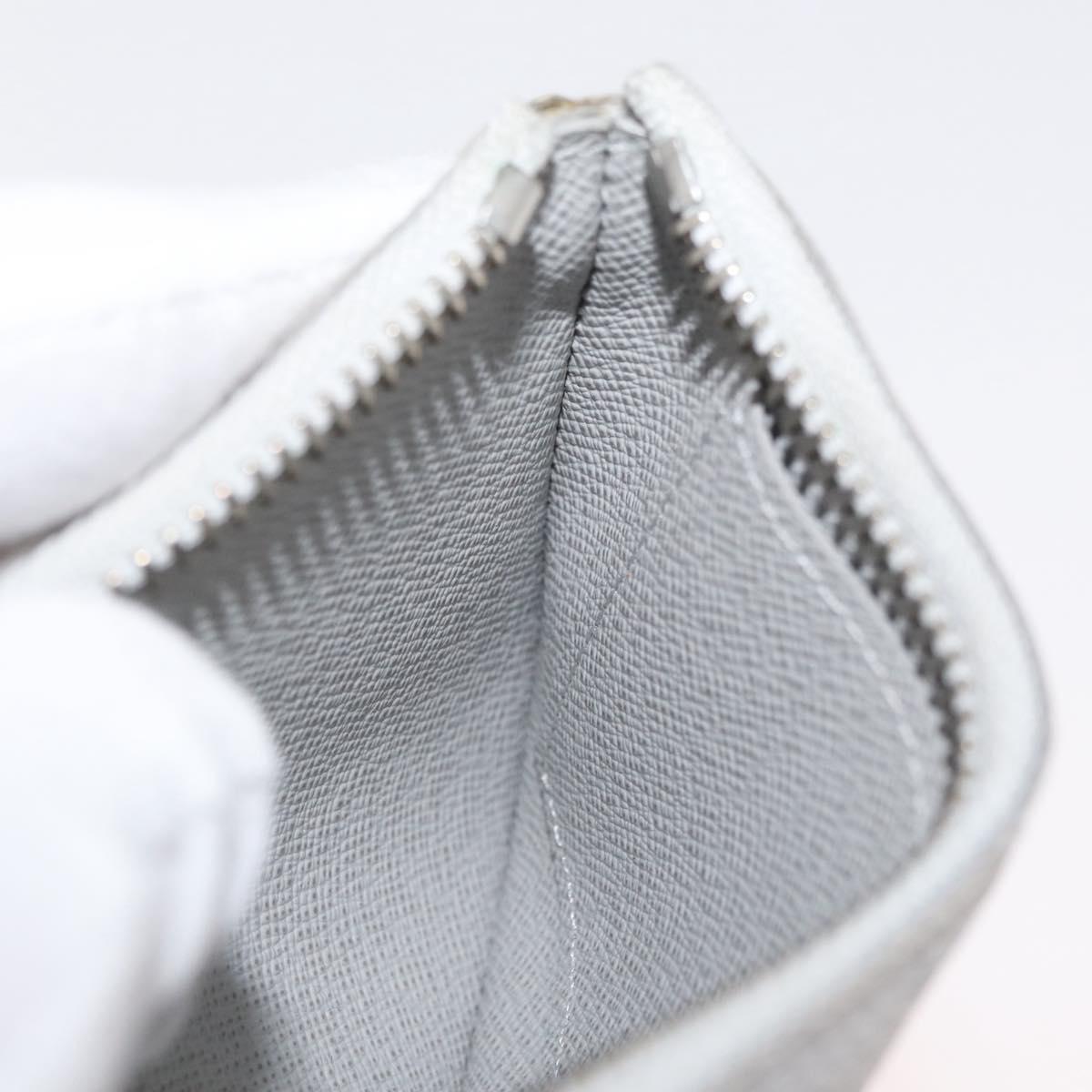 LOUIS VUITTON Monogram Zippe do Pouch PM Pouch White M67809 LV Auth BA13233