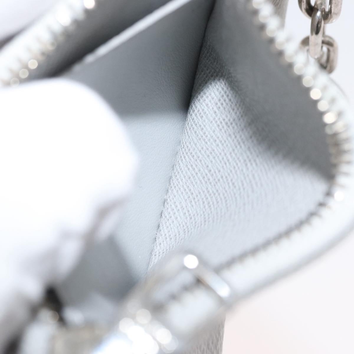 LOUIS VUITTON Monogram Zippe do Pouch PM Pouch White M67809 LV Auth BA13233