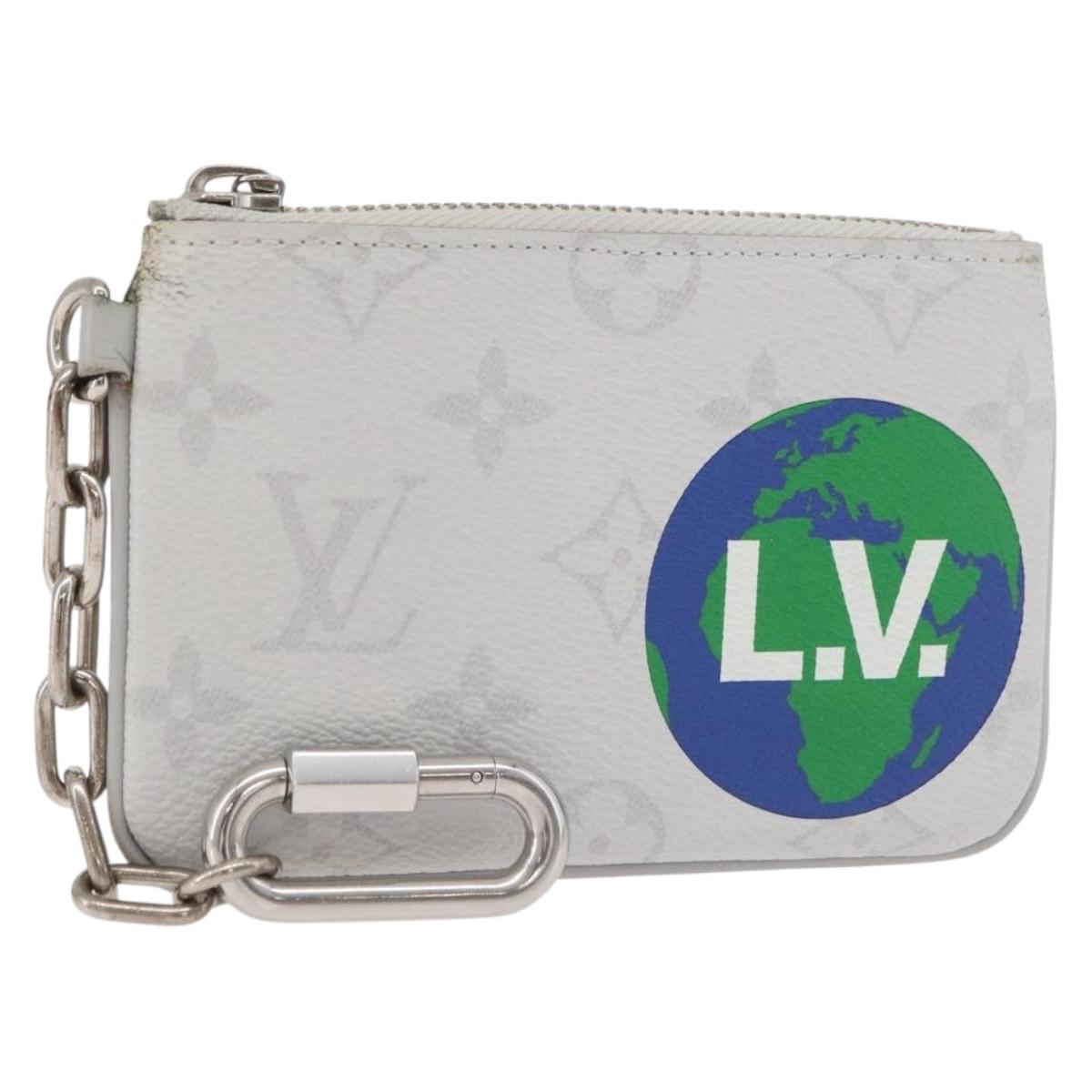 LOUIS VUITTON Monogram Zippe do Pouch PM Pouch White M67809 LV Auth BA13233