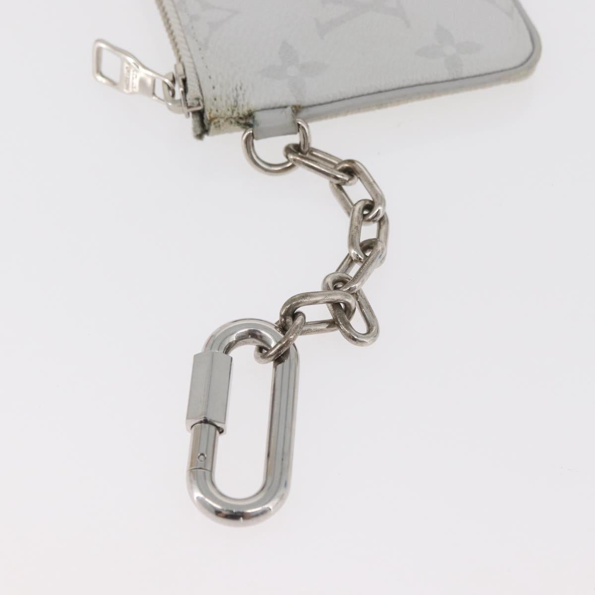 LOUIS VUITTON Monogram Zippe do Pouch PM Pouch White M67809 LV Auth BA13233