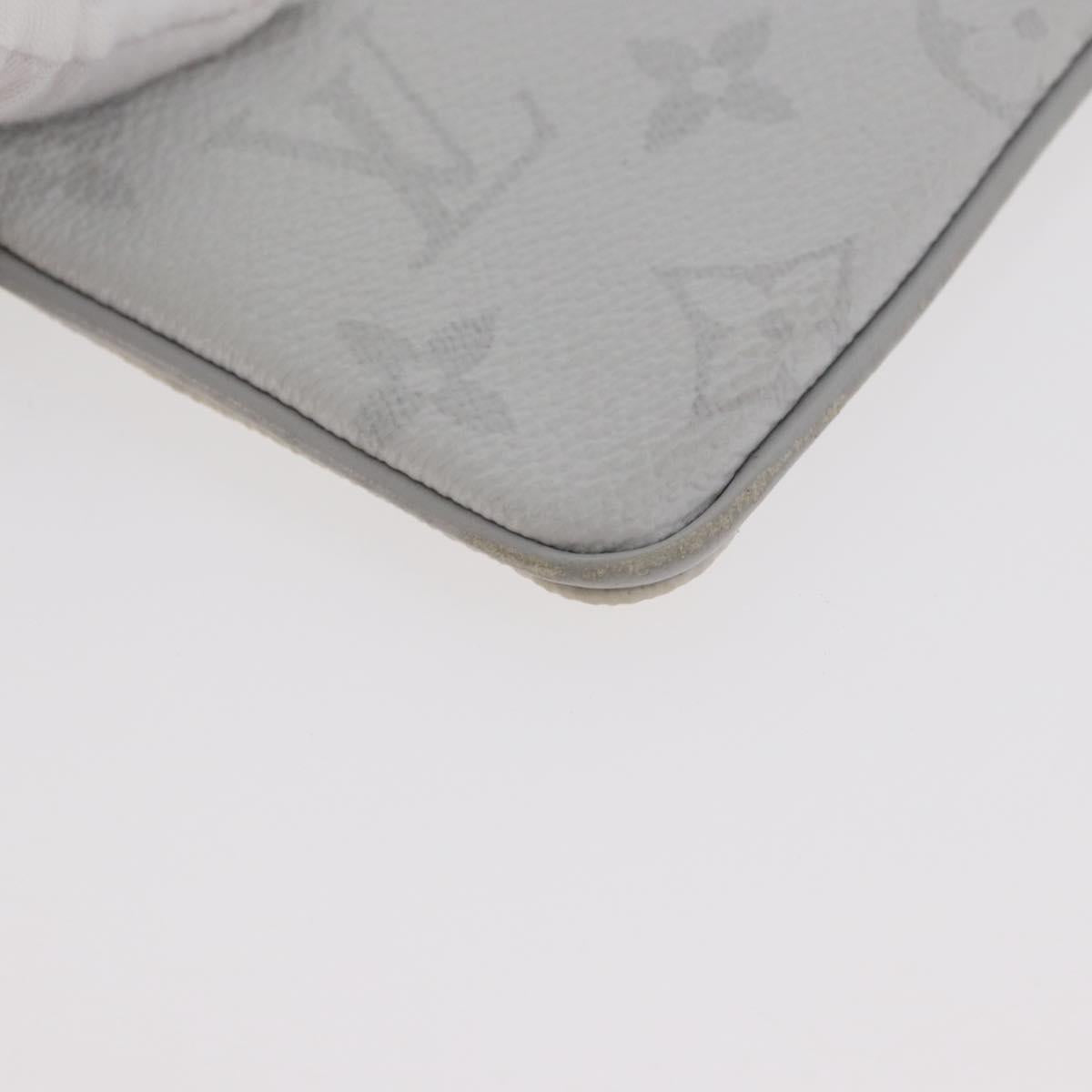 LOUIS VUITTON Monogram Zippe do Pouch PM Pouch White M67809 LV Auth BA13233
