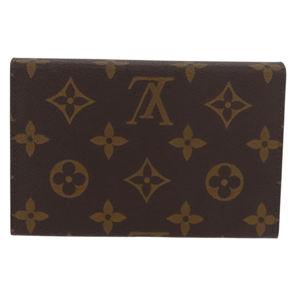 LOUIS VUITTON Monogram Playing Cards Case M58648 LV Auth BA13238A