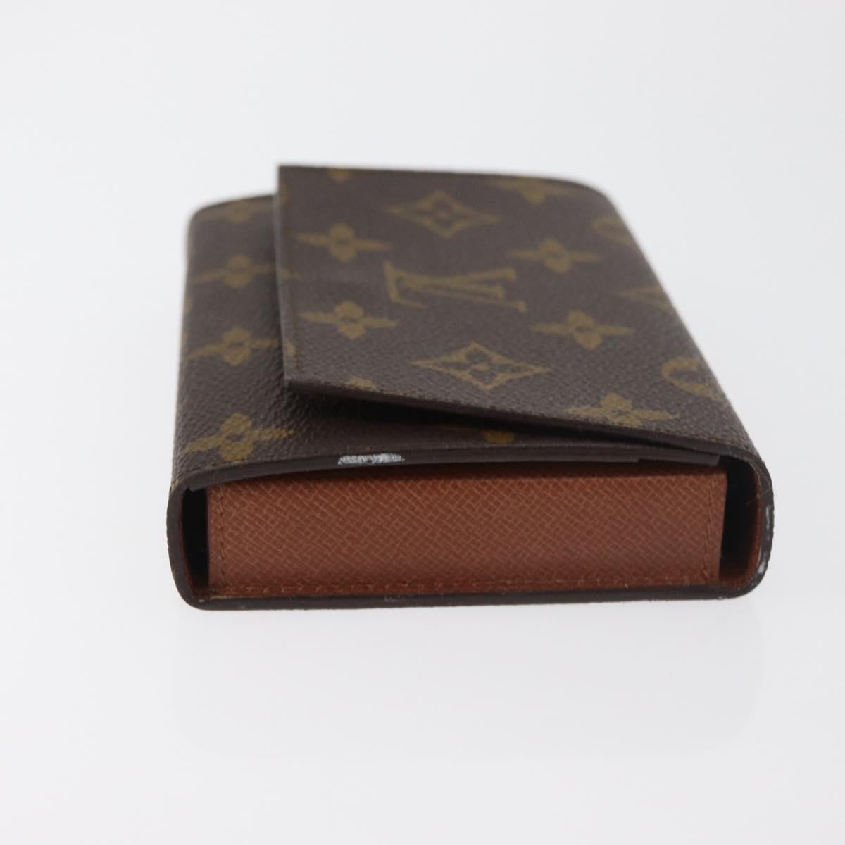 LOUIS VUITTON Monogram Playing Cards Case M58648 LV Auth BA13238A