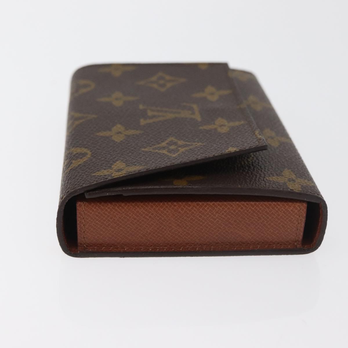 LOUIS VUITTON Monogram Playing Cards Case M58648 LV Auth BA13238A