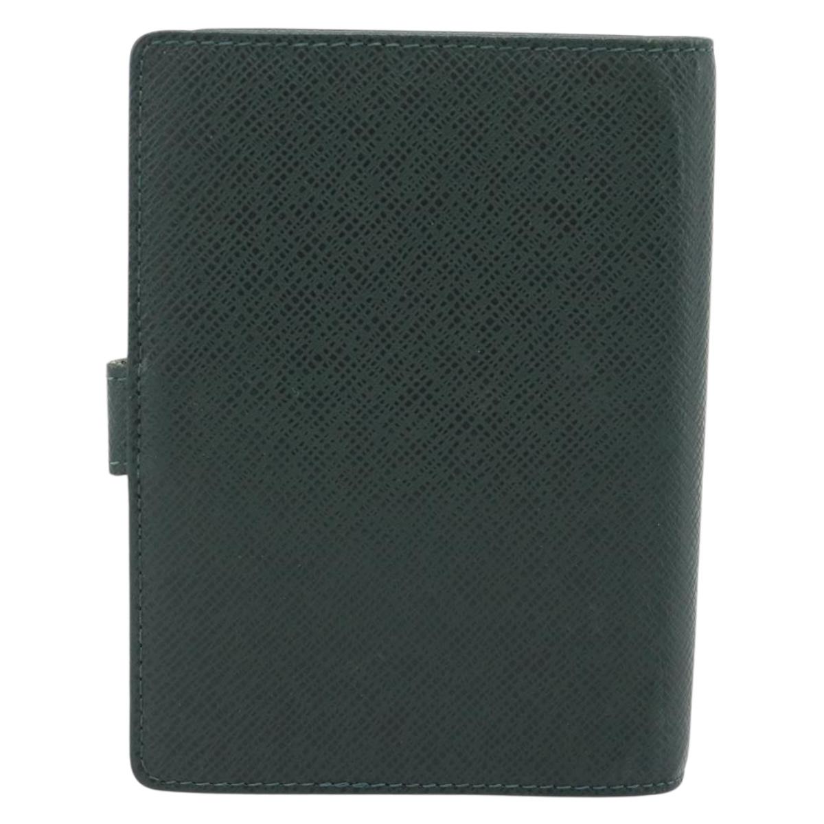LOUIS VUITTON Taiga Agenda PM Day Planner Cover Epicea R20424 LV Auth BA13243