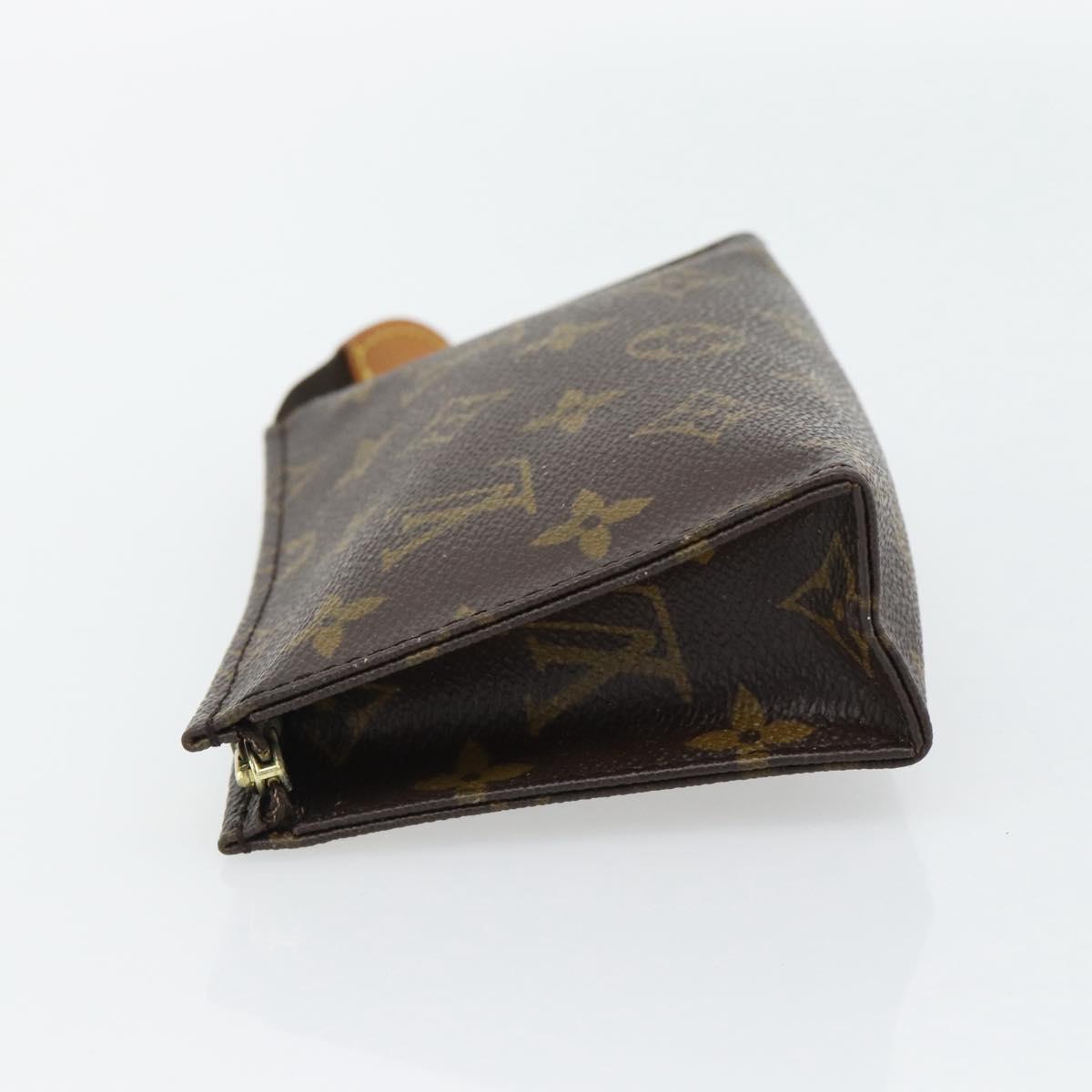 LOUIS VUITTON Monogram Poche Toilette 15 Pouch M47546 LV Auth BA13244
