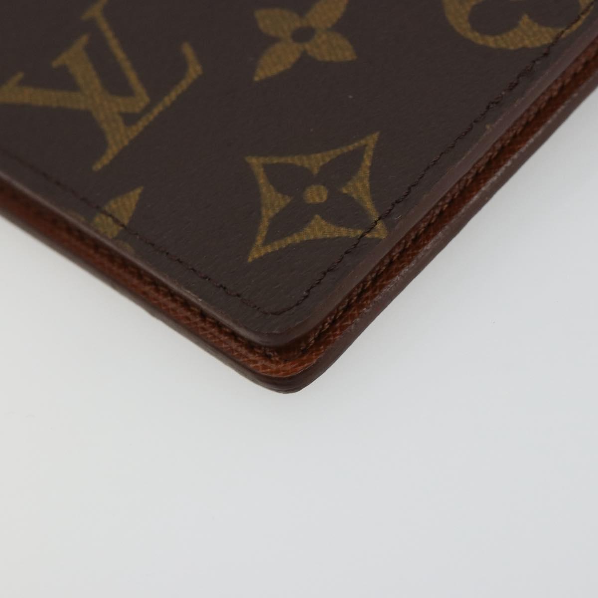 LOUIS VUITTON Monogram Porte Monnaie Bier Cartes Crdit M61652 LV Auth BA13245