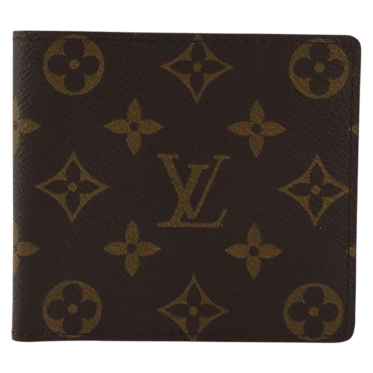 LOUIS VUITTON Monogram Porte Monnaie Bier Cartes Crdit M61652 LV Auth BA13245