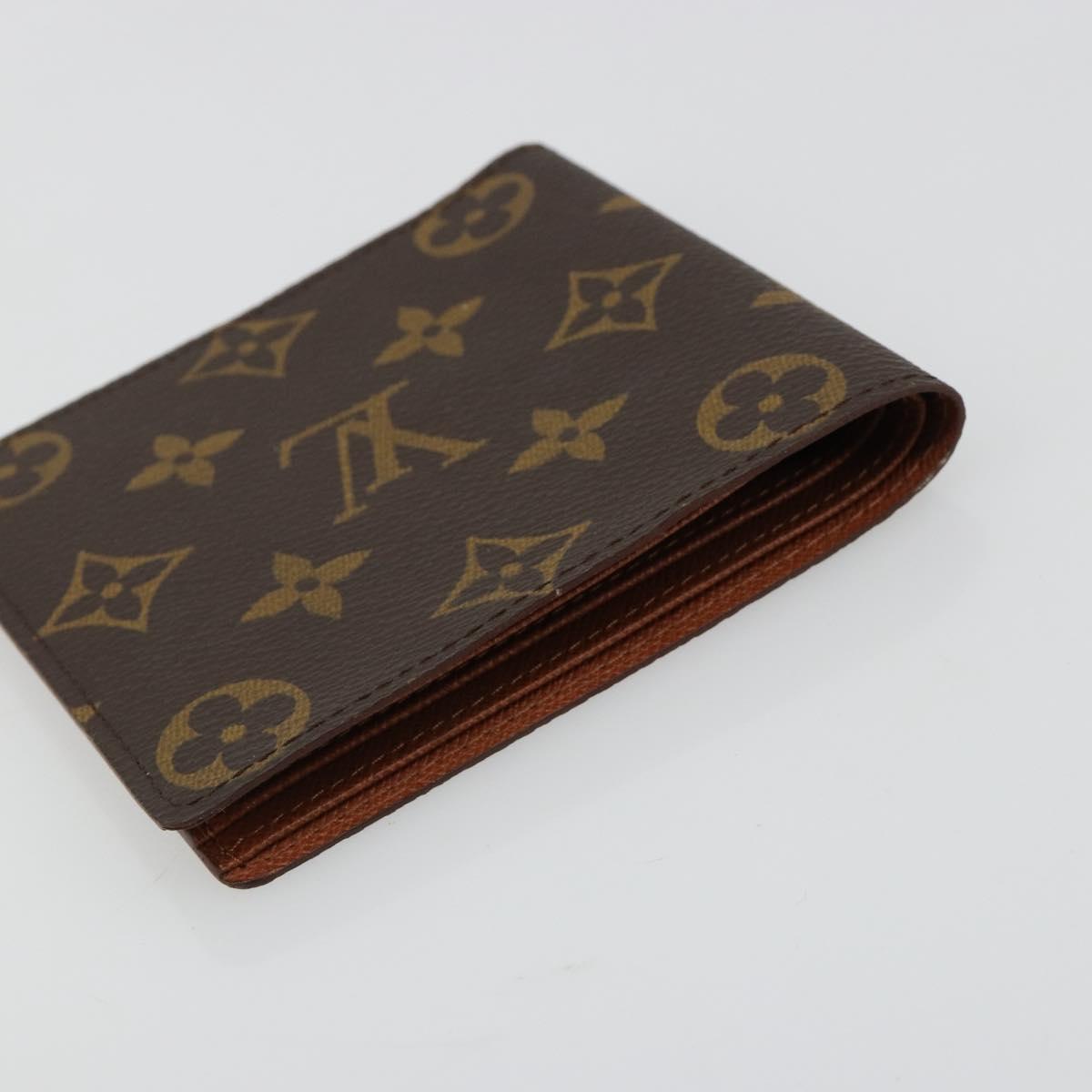 LOUIS VUITTON Monogram Porte Monnaie Bier Cartes Crdit M61652 LV Auth BA13245