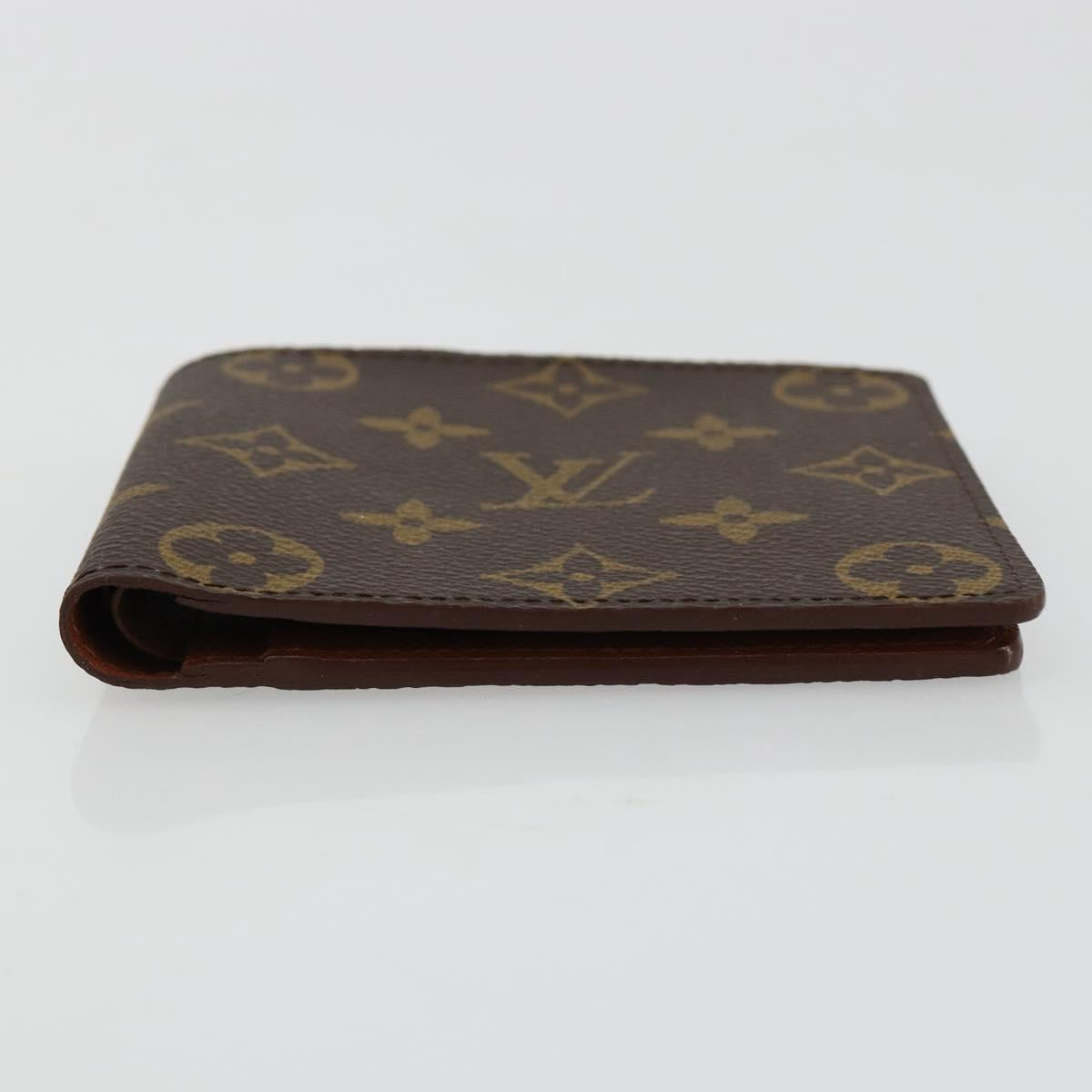LOUIS VUITTON Monogram Porte Monnaie Bier Cartes Crdit M61652 LV Auth BA13245