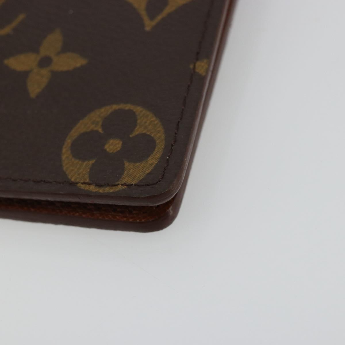 LOUIS VUITTON Monogram Porte Monnaie Bier Cartes Crdit M61652 LV Auth BA13245